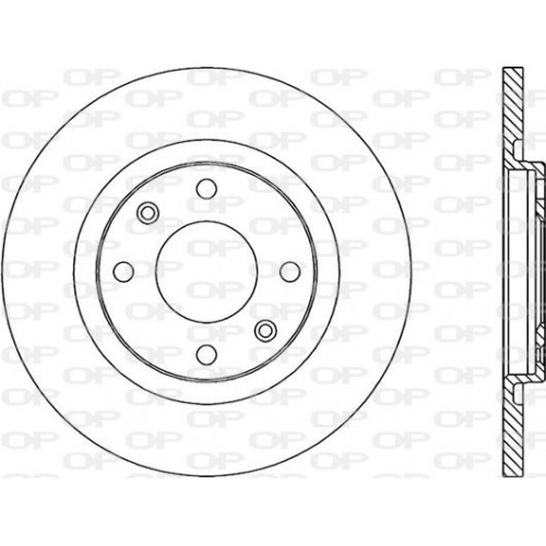 BRAKE DISC OPEN PARTS RADIANCE 2pcs 