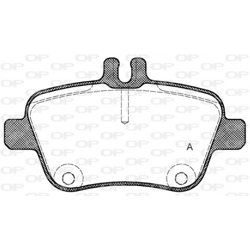 BRAKE PADS OPEN PARTS 1PCS 