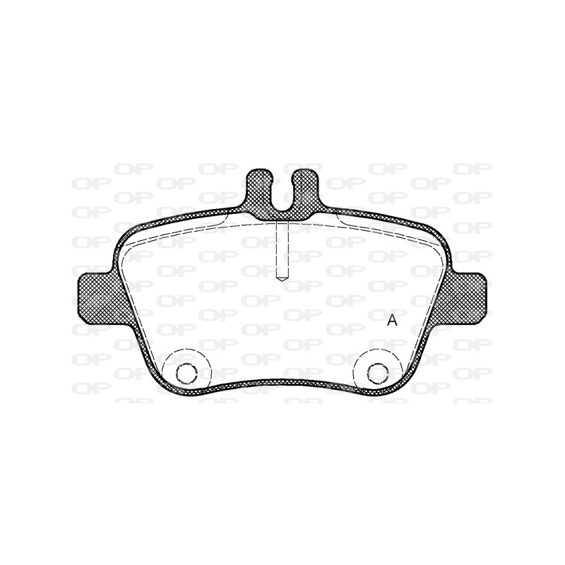 BRAKE PADS OPEN PARTS 1PCS 