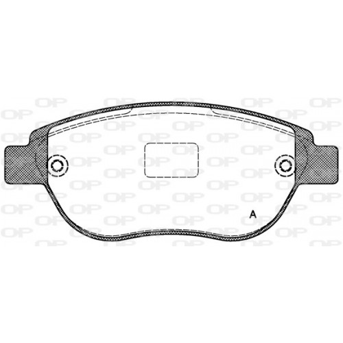 BRAKE PADS OPEN PARTS 1PCS 