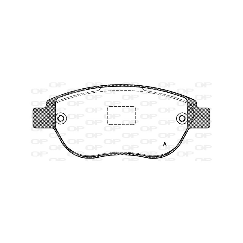 BRAKE PADS OPEN PARTS 1PCS 