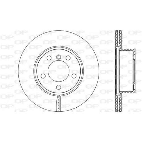 BRAKE DISC OPEN PARTS RADIANCE 2pcs 