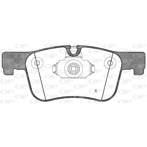 BRAKE PADS OPEN PARTS 1PCS 