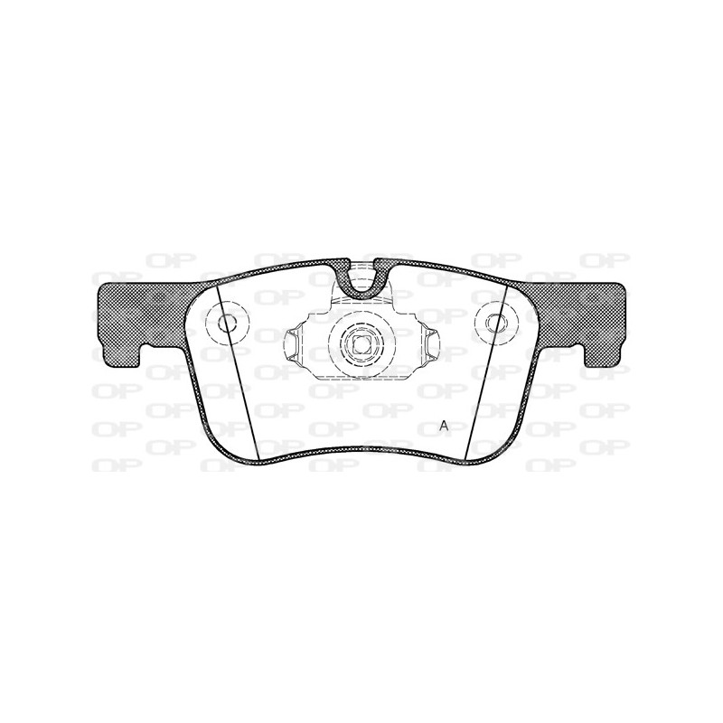 BRAKE PADS OPEN PARTS 1PCS 