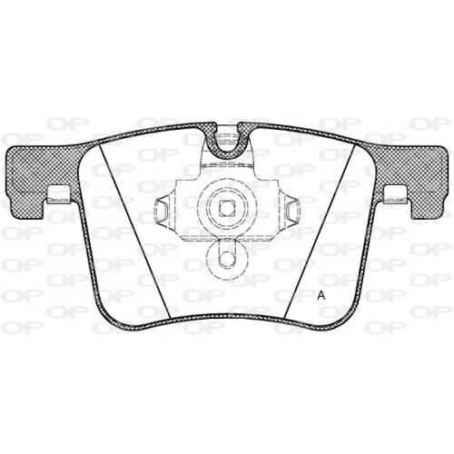 BRAKE PADS OPEN PARTS 1PCS 