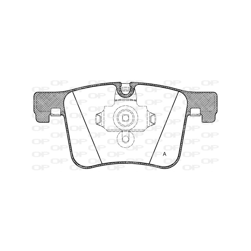 BRAKE PADS OPEN PARTS 1PCS 