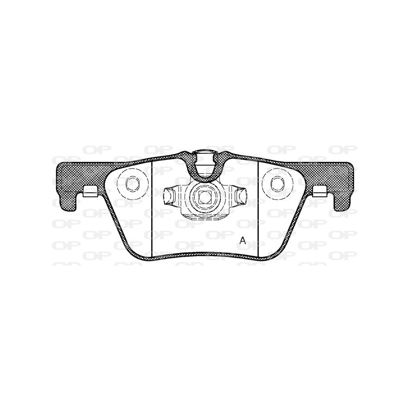 BRAKE PADS OPEN PARTS 1PCS 