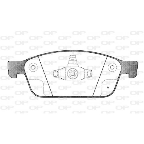 BRAKE PADS OPEN PARTS 1PCS 