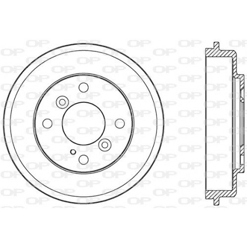 BRAKE DRUM OPEN PARTS ADAPTIVE 