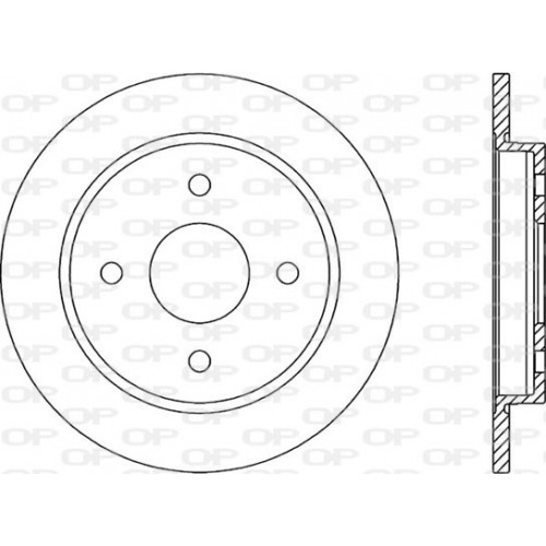 BRAKE DISC OPEN PARTS ADAPTIVE 2pcs 