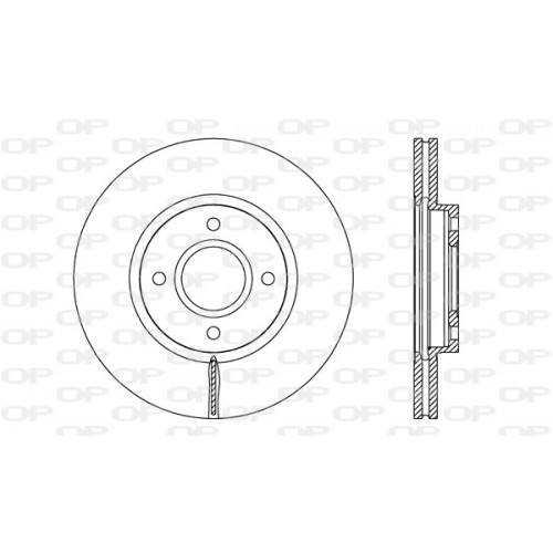 BRAKE DISC OP RADIANCE 2pcs 