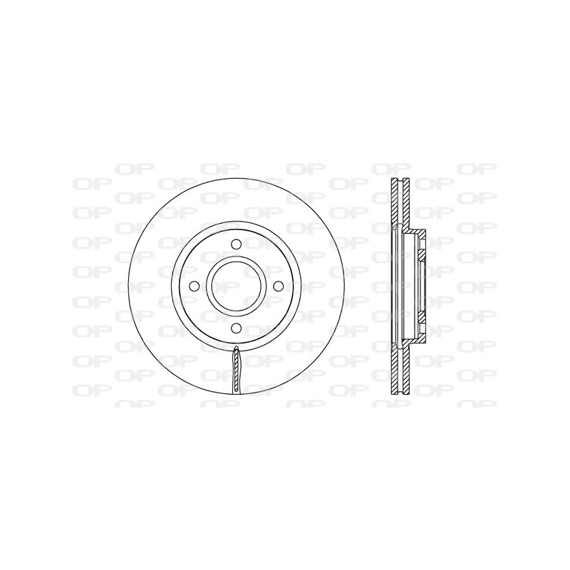 BRAKE DISC OP RADIANCE 2pcs 