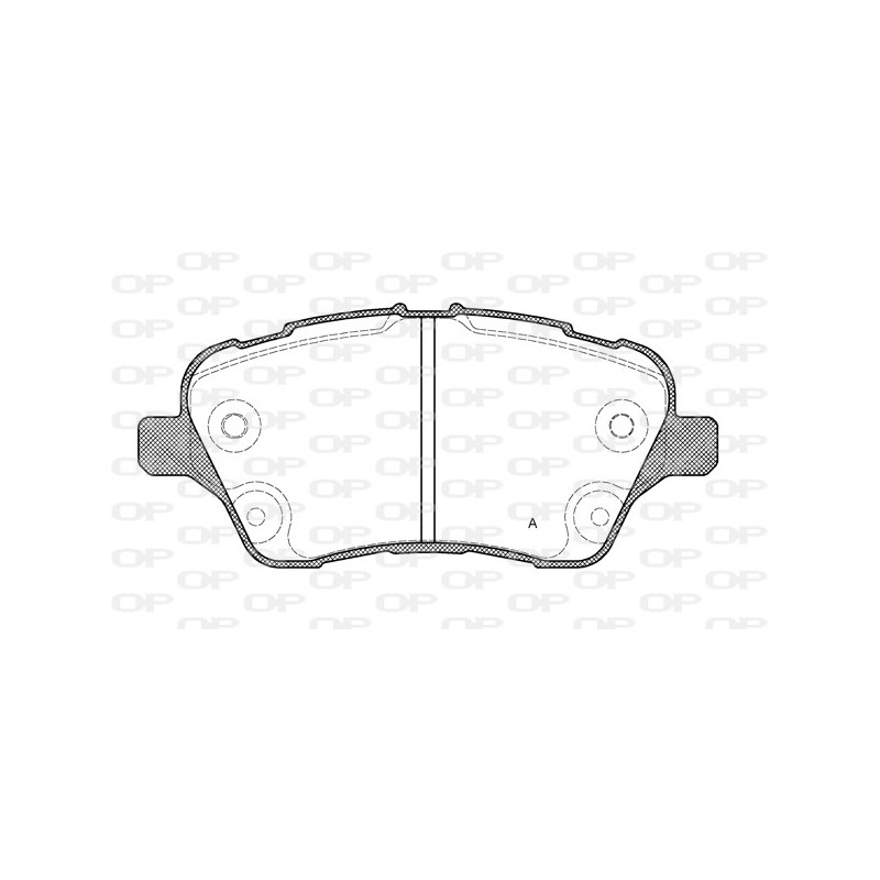 BRAKE PADS OPEN PARTS 1PCS 