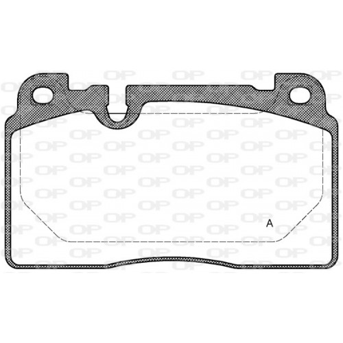 BRAKE PADS OPEN PARTS 1PCS 