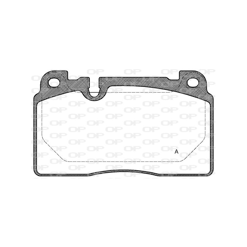 BRAKE PADS OPEN PARTS 1PCS 