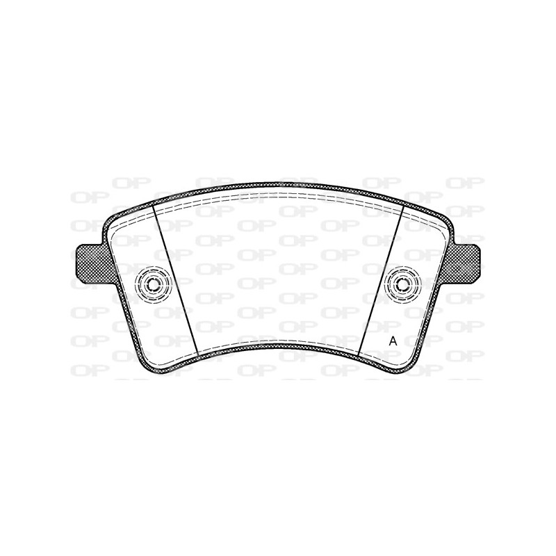 BRAKE PADS OPEN PARTS 1PCS 