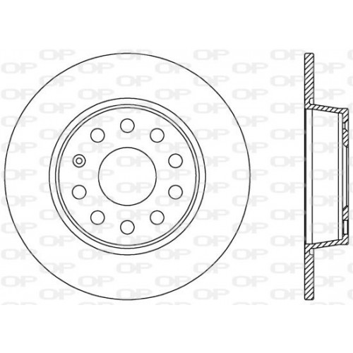 BRAKE DISC OPEN PARTS RADIANCE 2pcs 