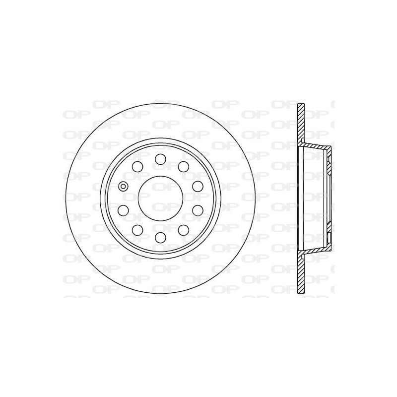 BRAKE DISC OPEN PARTS RADIANCE 2pcs 