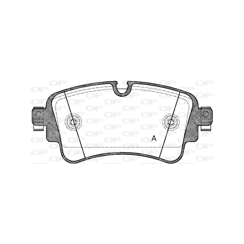 BRAKE PADS OPEN PARTS 1PCS 