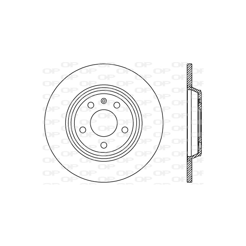 BRAKE DISC OPEN PARTS RADIANCE 2pcs 