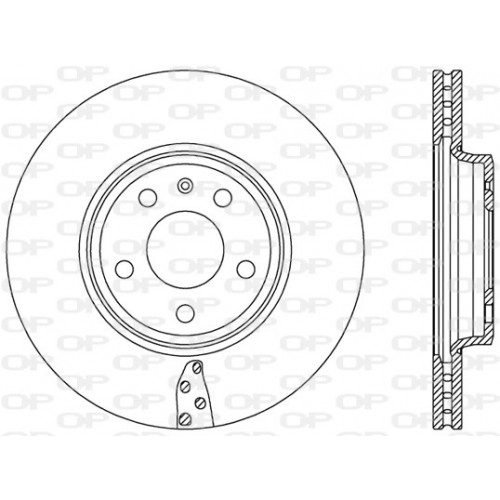 BRAKE DISC OPEN PARTS RADIANCE 2pcs 