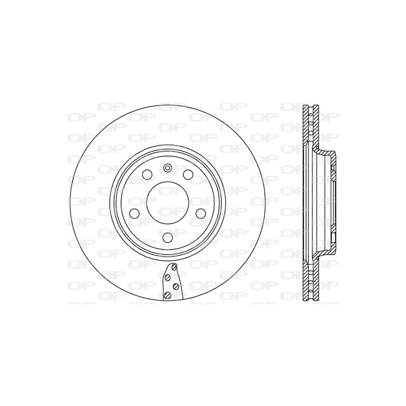 BRAKE DISC OPEN PARTS RADIANCE 2pcs 