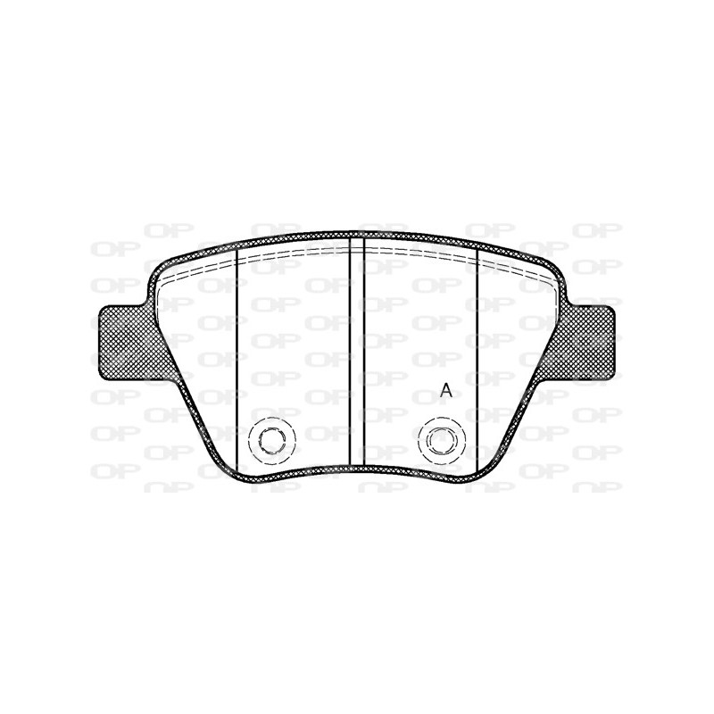 BRAKE PADS OPEN PARTS 1PCS 