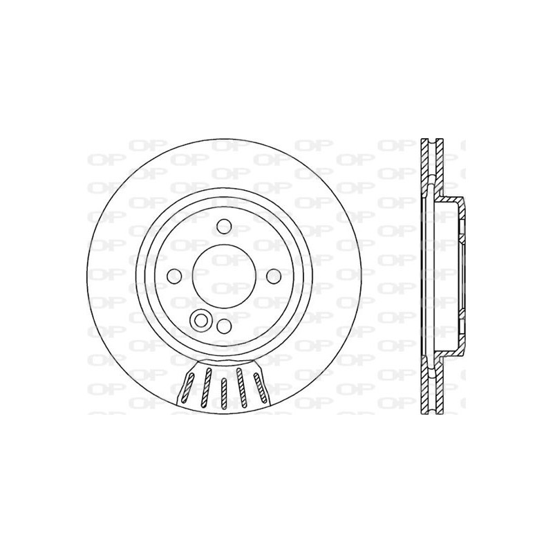 BRAKE DISC OPEN PARTS 2pcs 