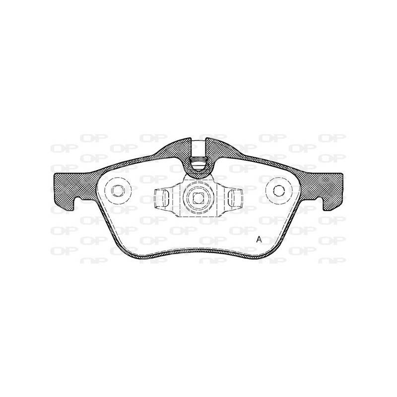 BRAKE PADS OPEN PARTS 1PCS 