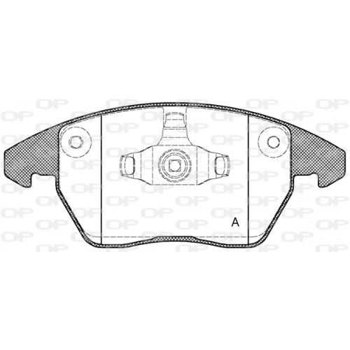 BRAKE PADS OPEN PARTS 1PCS 