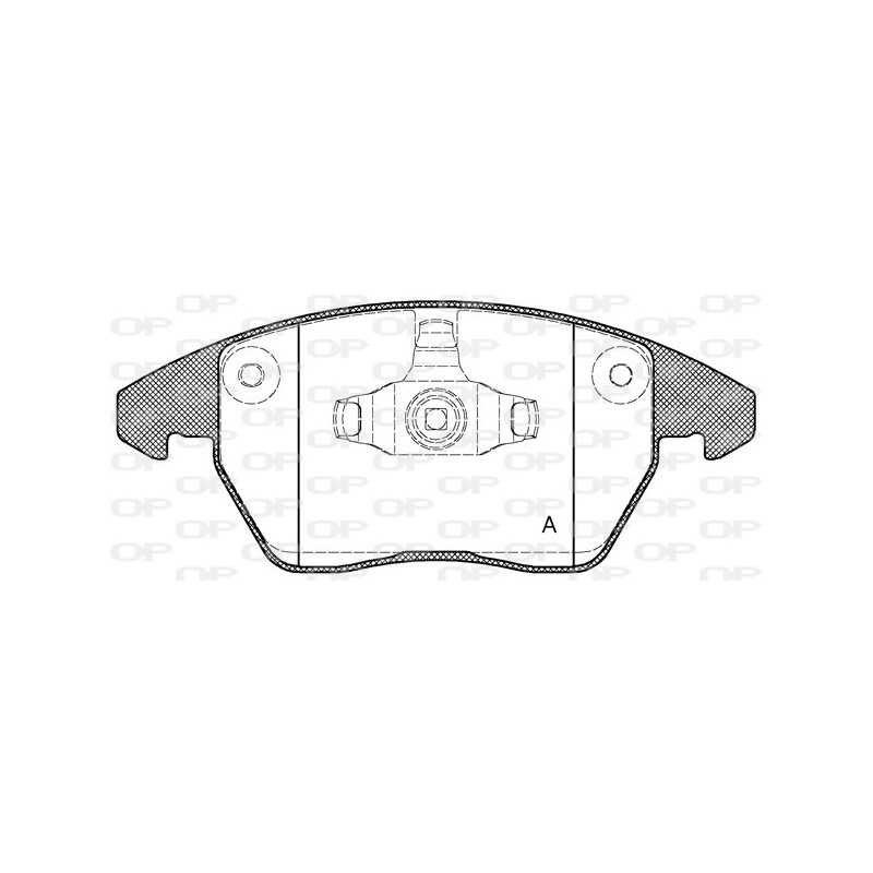 BRAKE PADS OPEN PARTS 1PCS 