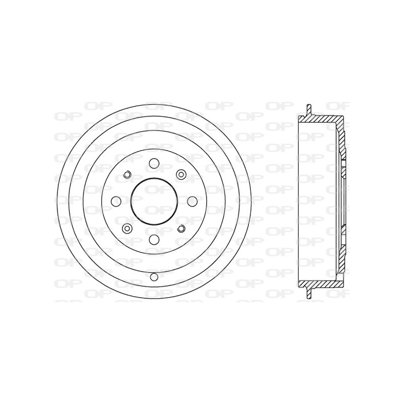 BRAKE DRUM OPEN PARTS ADAPTIVE 