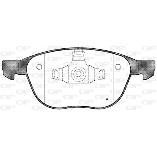 BRAKE PADS OPEN PARTS 1PCS 