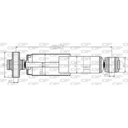 OP SHOCK ABSORBER REAR BILATERAL 