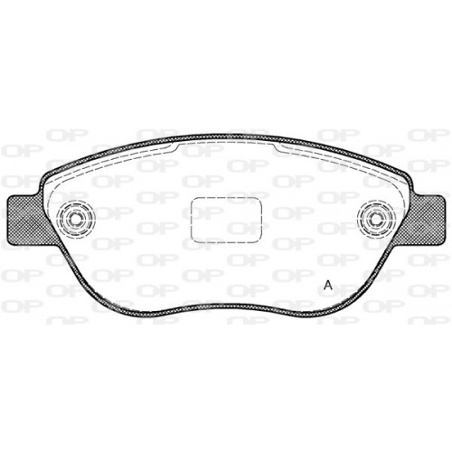 BRAKE PADS OPEN PARTS 1PCS 