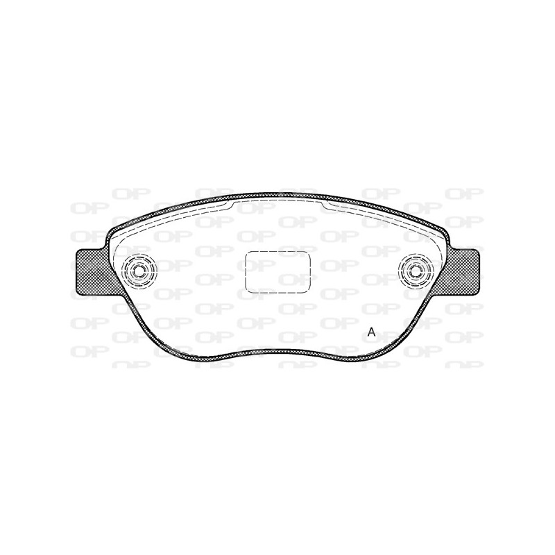 BRAKE PADS OPEN PARTS 1PCS 