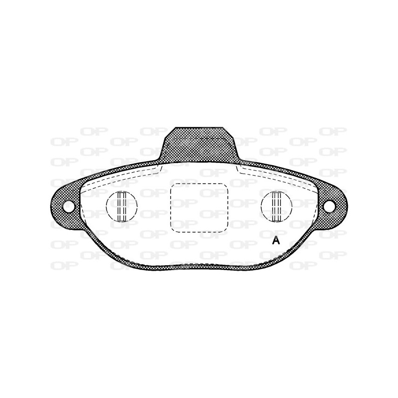 BRAKE PADS OPEN PARTS 1PCS 