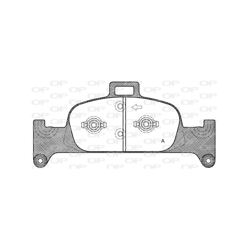 BRAKE PADS OPEN PARTS 1PCS 