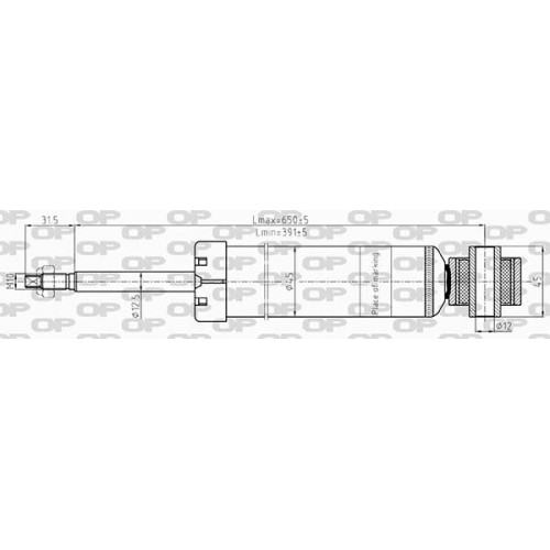 OP SHOCK ABSORBER REAR BILATERAL 