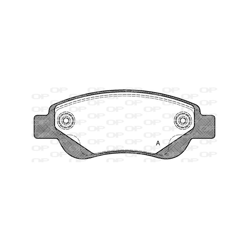 BRAKE PADS OPEN PARTS 1PCS 