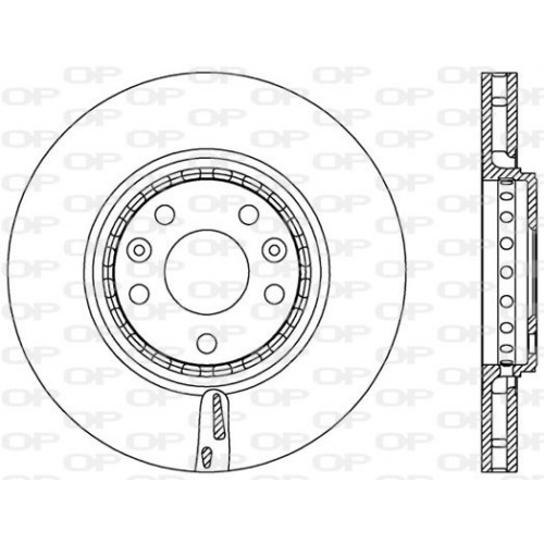 BRAKE DISC OP *ESAURIM RADIANCE 2pcs 