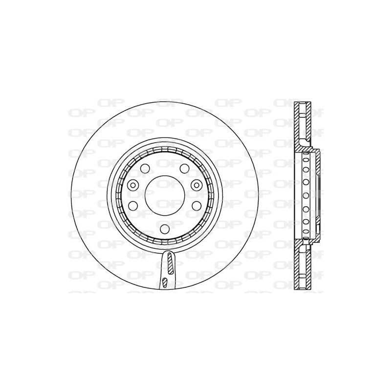 BRAKE DISC OP *ESAURIM RADIANCE 2pcs 