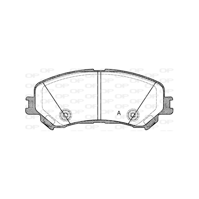 BRAKE PADS OPEN PARTS 1PCS 