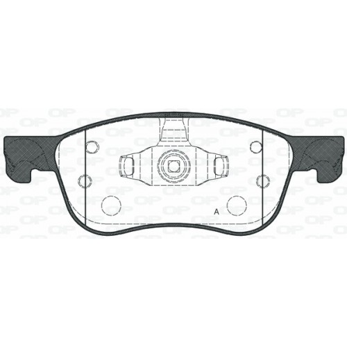 BRAKE PADS OPEN PARTS 1PCS 