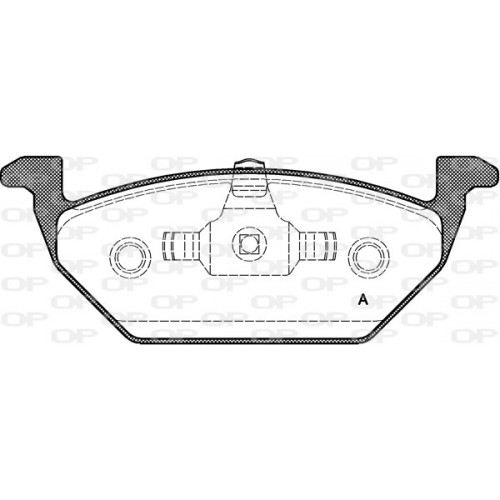 BRAKE PADS OPEN PARTS 1PCS 