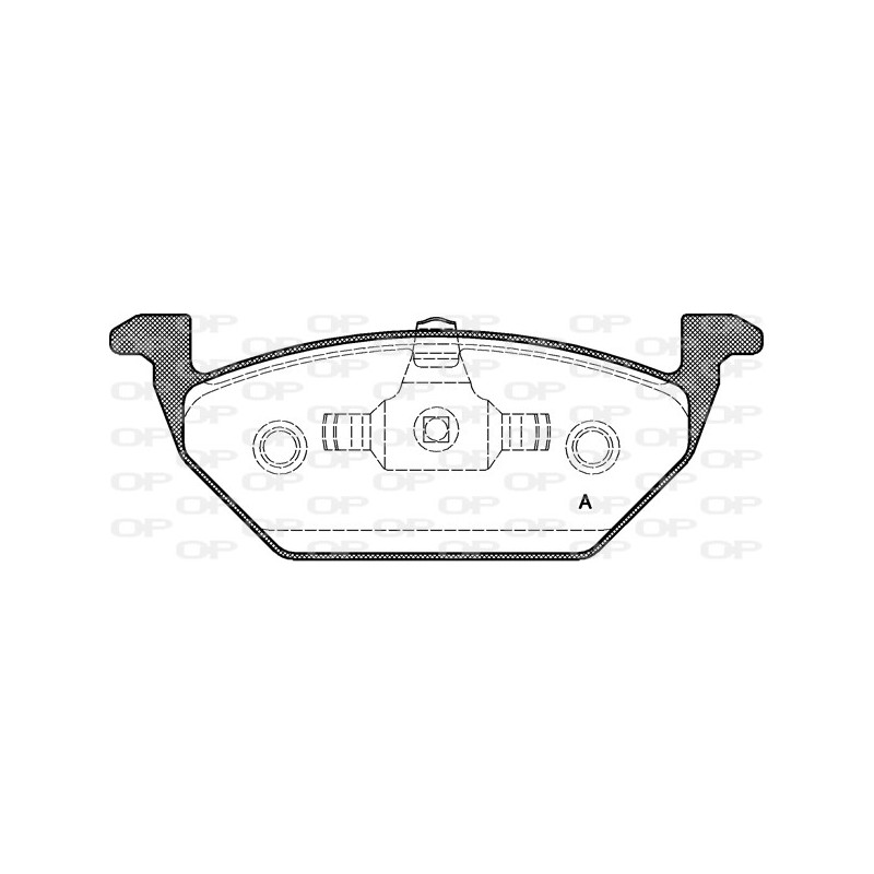 BRAKE PADS OPEN PARTS 1PCS 