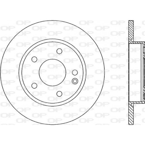 BRAKE DISC OPEN PARTS ADAPTIVE 2pcs 