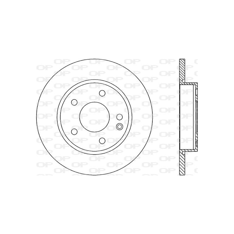 BRAKE DISC OPEN PARTS ADAPTIVE 2pcs 