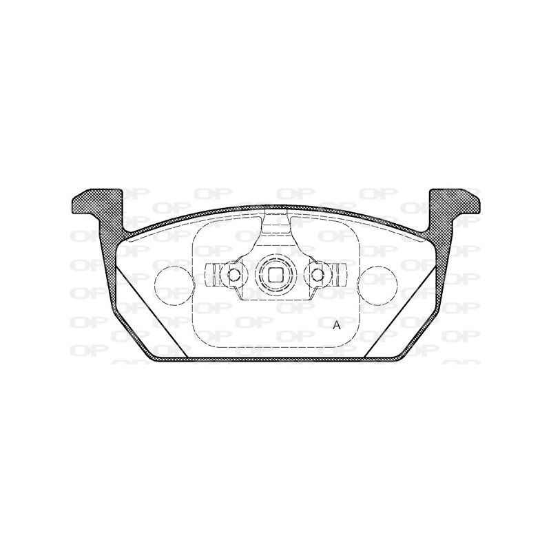 BRAKE PADS OPEN PARTS 1PCS 