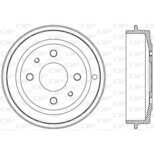 BRAKE DRUM OPEN PARTS ADAPTIVE 